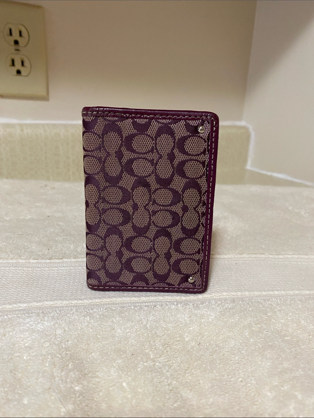 Coach Signature Canvas Wallet